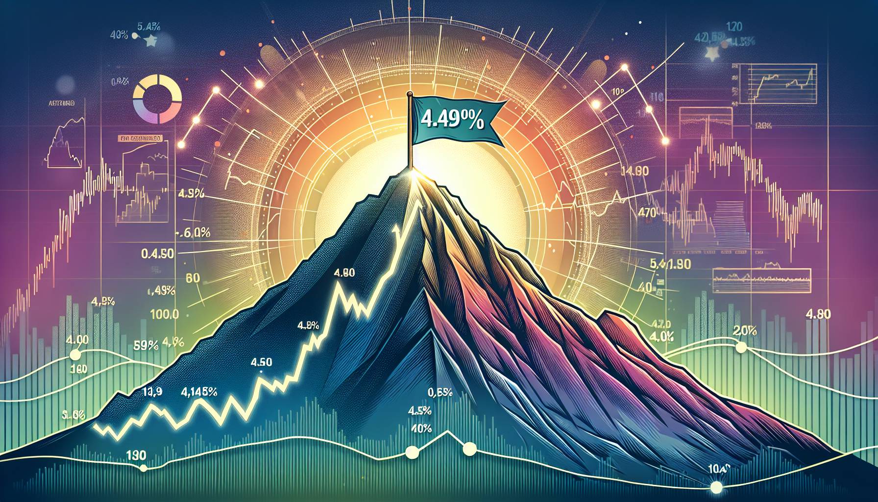10-Year US Treasury Yield Reaches One-Month Peak of 4.495%